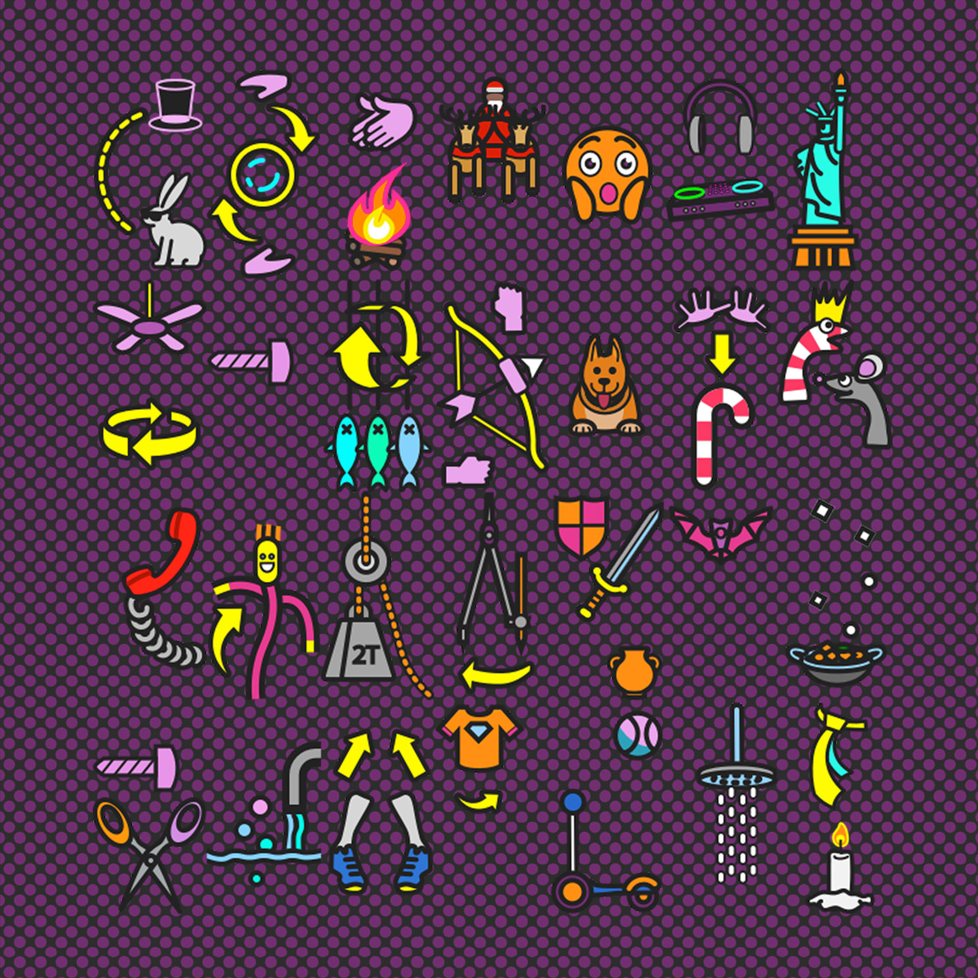 Metaphor icon set part A