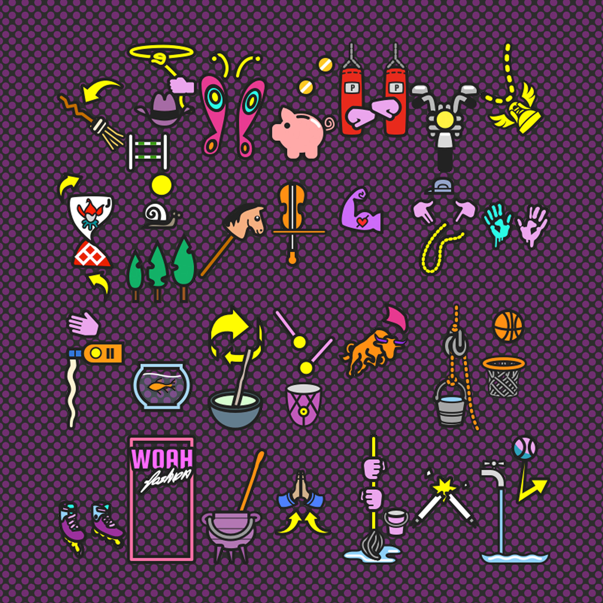 Metaphor icon set part B